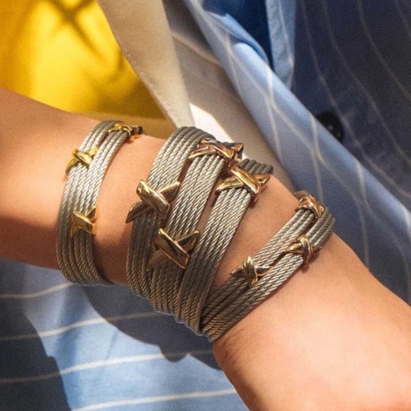 🔆 CHARRIOL twist bangle (triple) - Picture 2 of 7